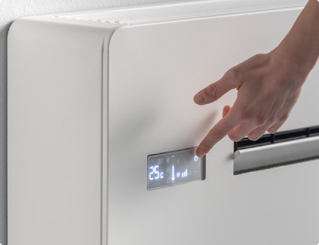 Raumluft24: Klimaanlage mit Touchdisplay