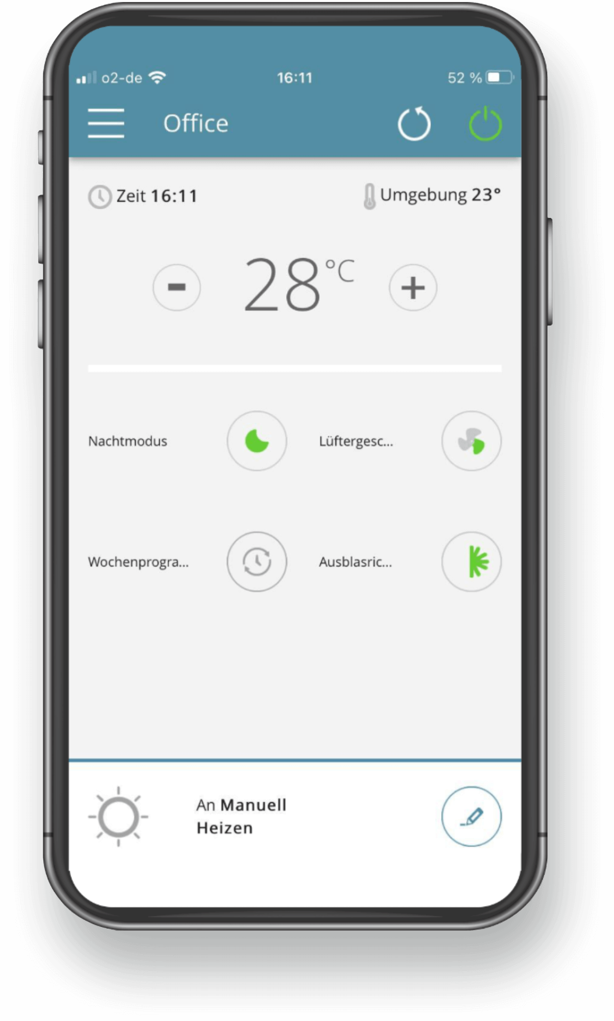 Klimatyzator hotelowy - Klimatyzator z możliwością sterowania przez aplikację 
