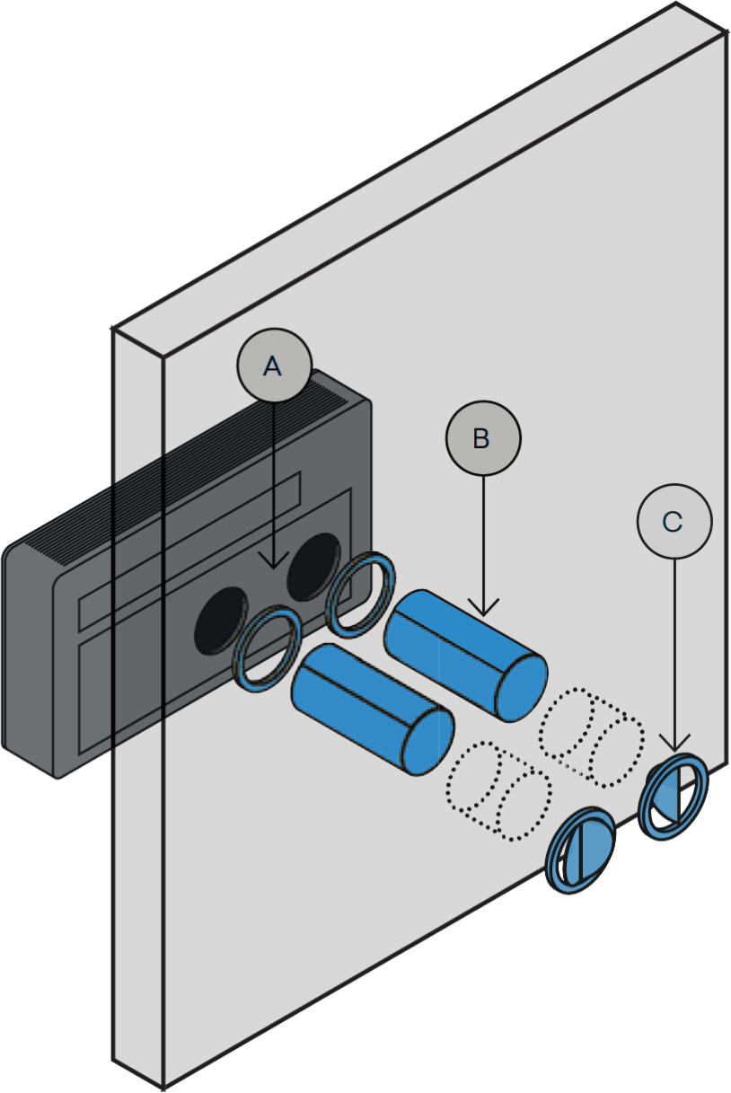 Montage van de airconditioner - Montagehandleiding