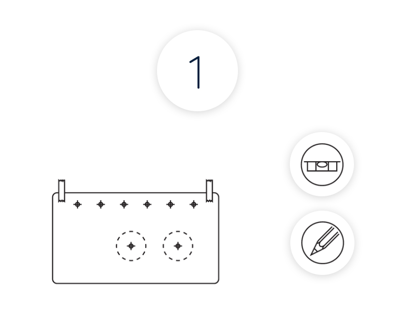 Assemblage van de airconditioner - Stap 1