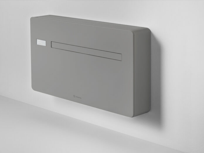 Raumluft24: Klimaanlage Verona grau seitlich